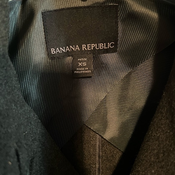 Banana Republic wool align pea coat Size Petite XS - Picture 3 of 3